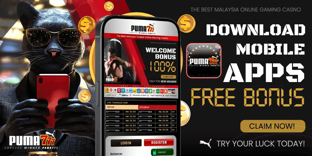 Puma777 Daily Apps Bonus RM2~RM10 - Newfreecreditcuci